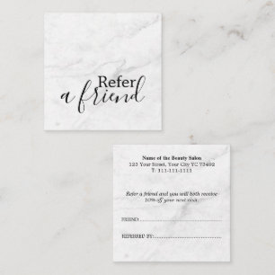 Refer a Friend Modern Professional Referral Card