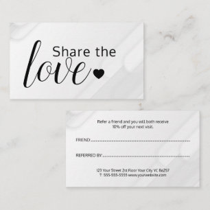 Refer a Friend Modern Professional Referral Card
