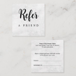 Refer a Friend Modern Professional Referral Card