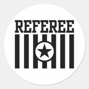 Referee Classic Round Sticker