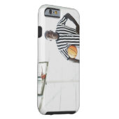 Referee holding basketball on court Case-Mate iPhone case (Back/Right)
