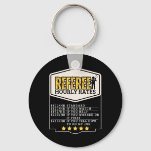 Referee Hourly Rates Funny Umpire  Key Ring