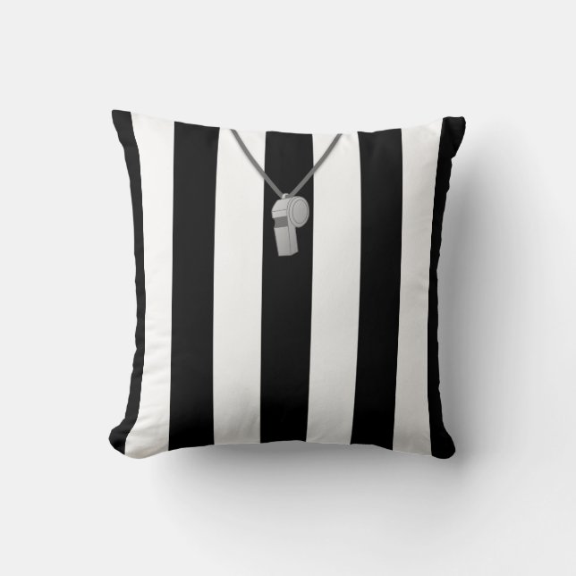 Referee Jersey Custom Number Template Pillow (Front)