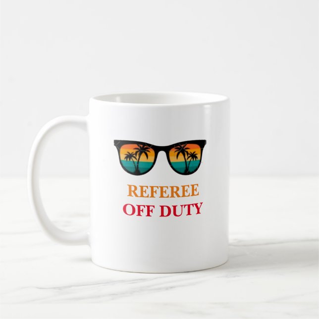 Referee Off Duty Coffee Mug (Left)