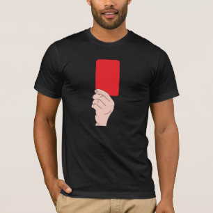 Referee Showing A Red Card Mens T-Shirt