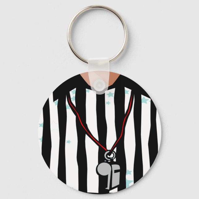 Referee T-shirts and Gifts. Key Ring (Front)