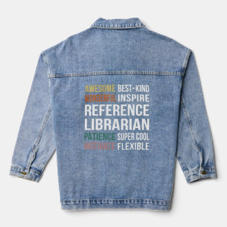 Reference Librarian  Appreciation  Denim Jacket