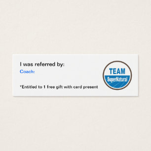 REFERRAL CARD