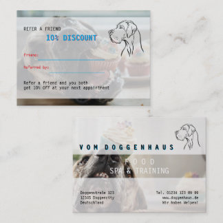 referral cards great danes