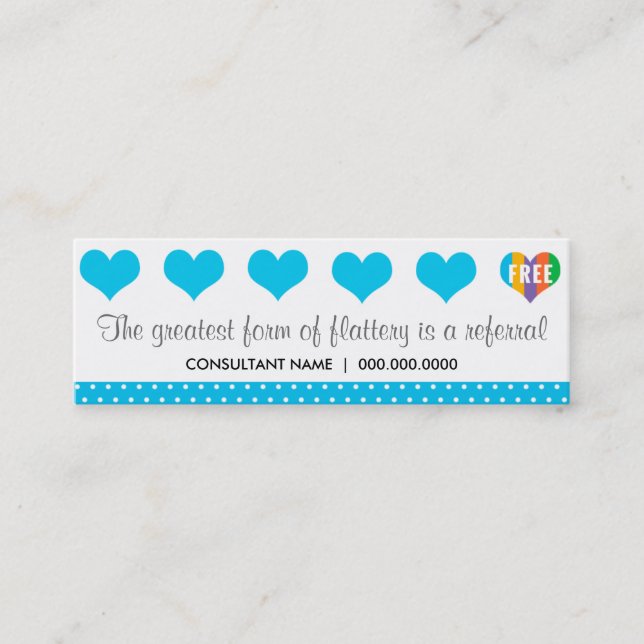 Referral Punch Card (Front)