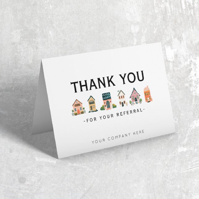 Referral Real Estate Thank You Card (Creator Uploaded)