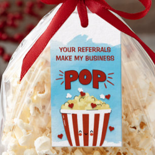 Referrals Make My Business Pop Gift Tags