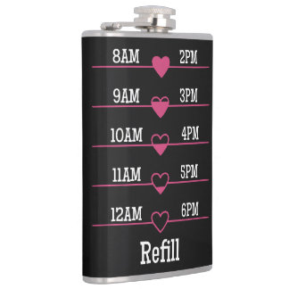 Refill Chart Hip Flask
