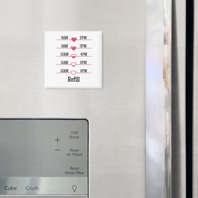 Refill Chart Magnet (In Situ (Fridge))