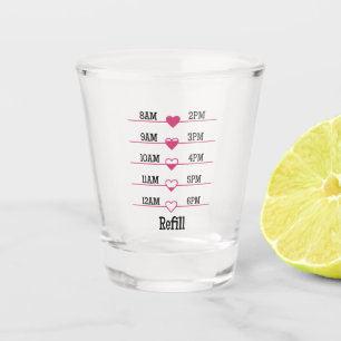 Refill Chart Shot Glass