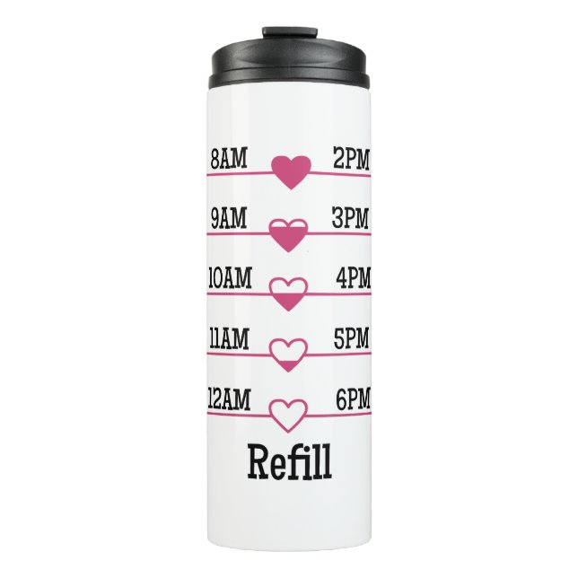 Refill Chart Thermal Tumbler (Front)