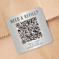 Refill QR Code Silver