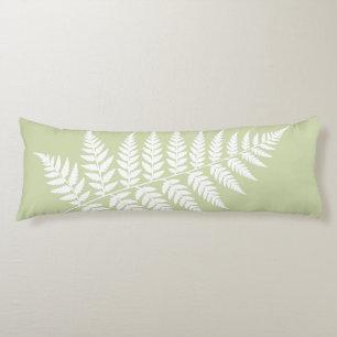 Refined Botanical Pistachio Green White Fern Body Cushion
