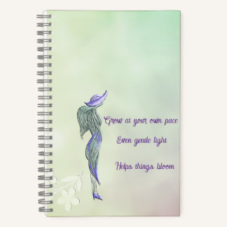 Refined calm spiral notebook 