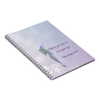 Refined calm spiral notebook 