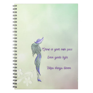 Refined calm spiral notebook 