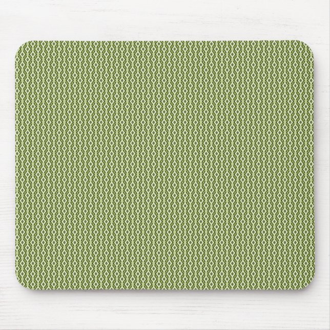 Refined Glam Mousepad, Olive Green Mouse Pad (Front)