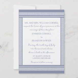 Refined Glam Wedding Invitation