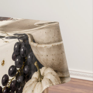 Refined Modern Minimal Friendsgiving Dinner Tablecloth