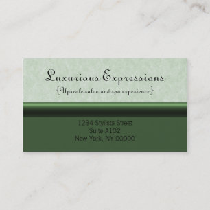 Refined Pro Business Card, Clover Green Card