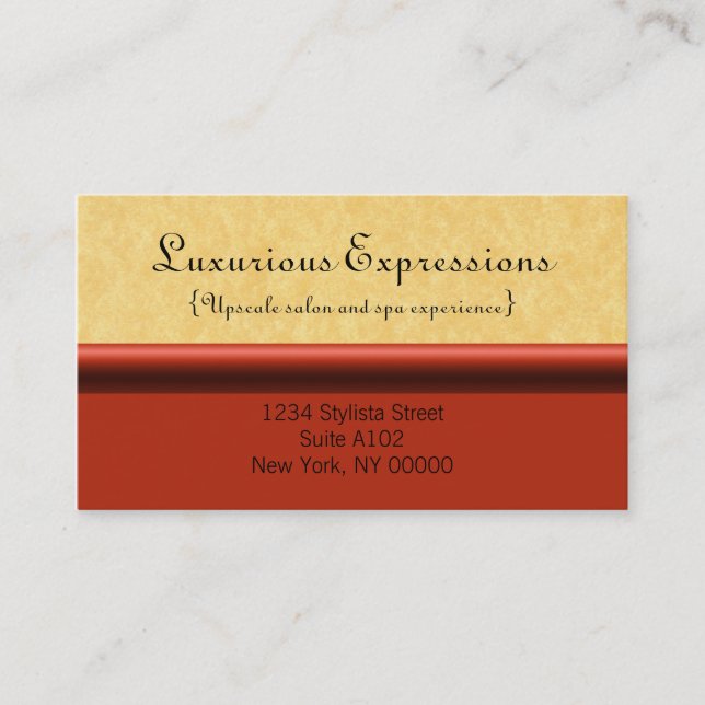 Refined Pro Business Card, Red Berry Business Card (Front)