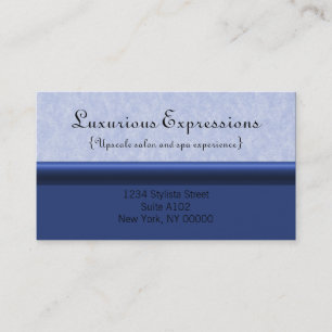 Refined Pro Business Card, Royal Blue Card