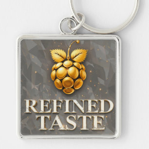 Refined Taste with Sparkling Highlights Key Ring