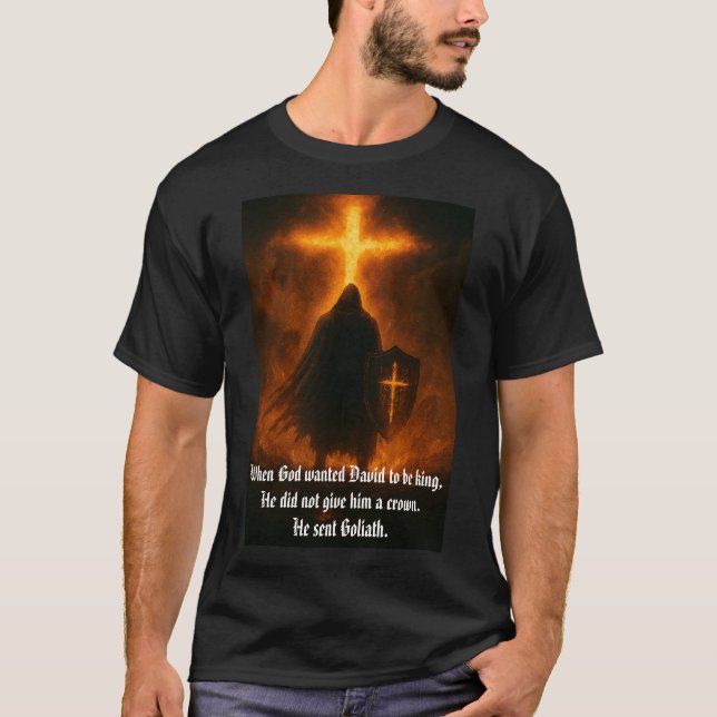 🔥 Refined to Reign – Faith-Forged Tee (Front)