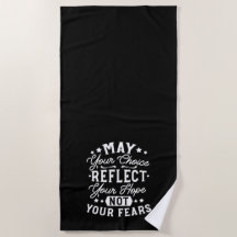 Reflect Hope Not Fear – Motivational Choice Quote