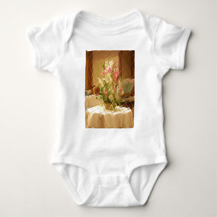 Reflected Blooms Art Print Baby Bodysuit