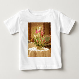 Reflected Blooms Art Print Baby T-Shirt