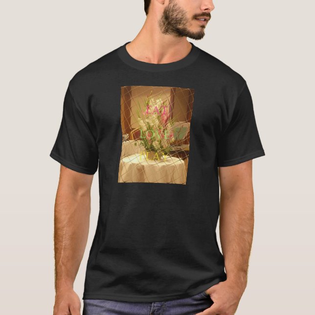 Reflected Blooms Art Print T-Shirt (Front)