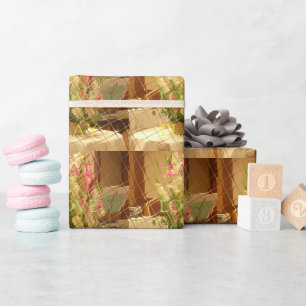 Reflected Blooms Art Print Wrapping Paper