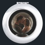 Reflected Romance: Lover's Kiss Compact Mirror<br><div class="desc">Carry a whisper of romance with you! This elegant compact mirror features a tender and artistic design of a lover's kiss, beautifully captured to reflect those sweet, intimate moments. Perfect for on-the-go touch-ups, its sleek design fits effortlessly into any purse or pocket. A truly thoughtful gift for your special someone,...</div>