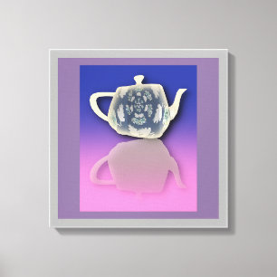 Reflected Teapot  Canvas Print