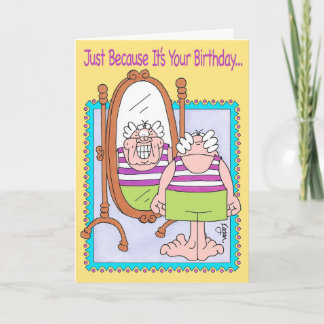 REFLECTING BEACHNIK Birthday Card