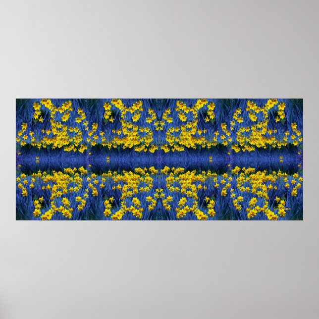 Reflecting Daffodils Poster (Front)