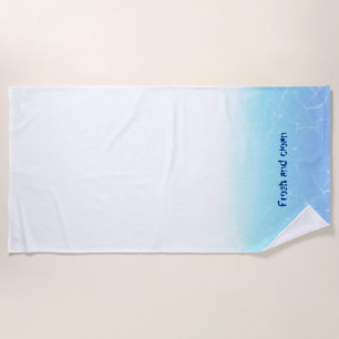 Reflecting Water Edge Beach Towel
