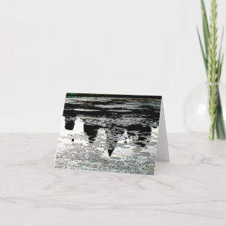 Reflection at Angkor Wat Card