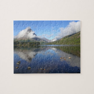 Reflection at Two Medicine Lake Jigsaw Puzzle