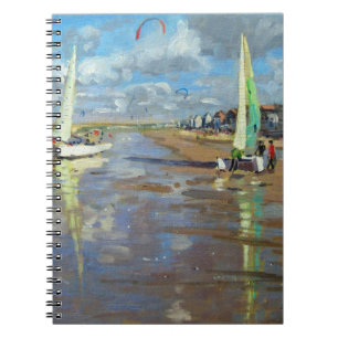 Reflection Bray Dunes France Spiral Notebook