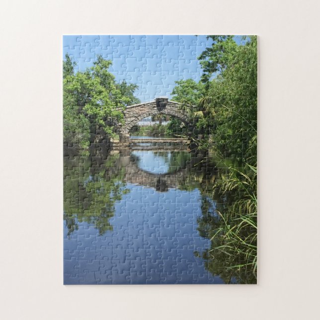 Reflection Bridge Photograph New Orleans Jigsaw Puzzle (Vertical)