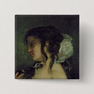 Reflection, c.1864-66 15 cm square badge