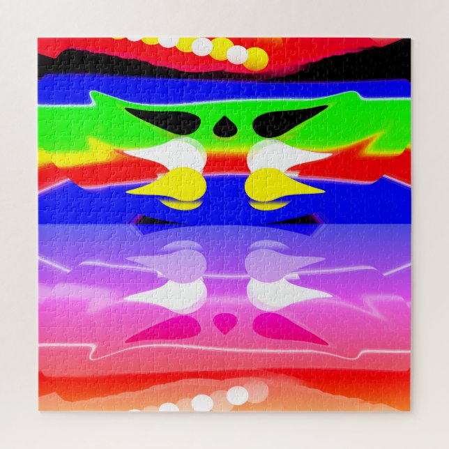 Reflection in art jigsaw puzzle (Vertical)