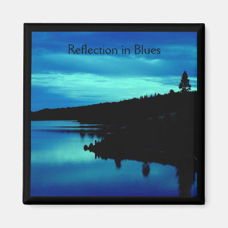 Reflection in Blues Magnet
